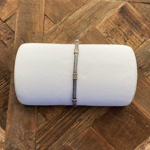 John Hardy Dot Sterling Silver Bracelet 18K Gold